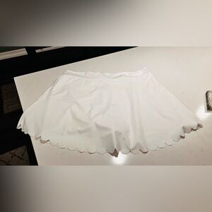 Jcrew active skort with scalloped hem 3X